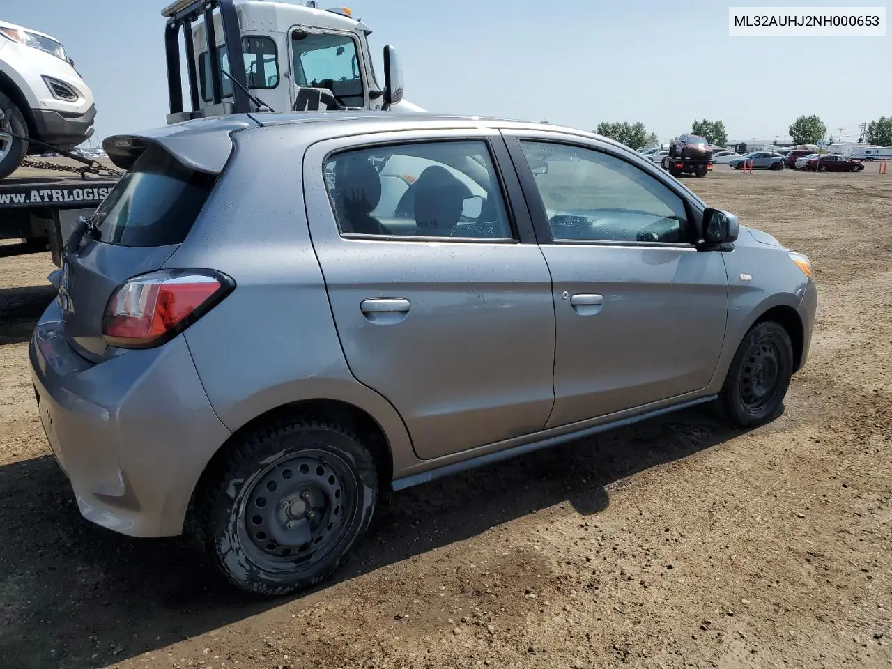 2022 Mitsubishi Mirage Es VIN: ML32AUHJ2NH000653 Lot: 64505375
