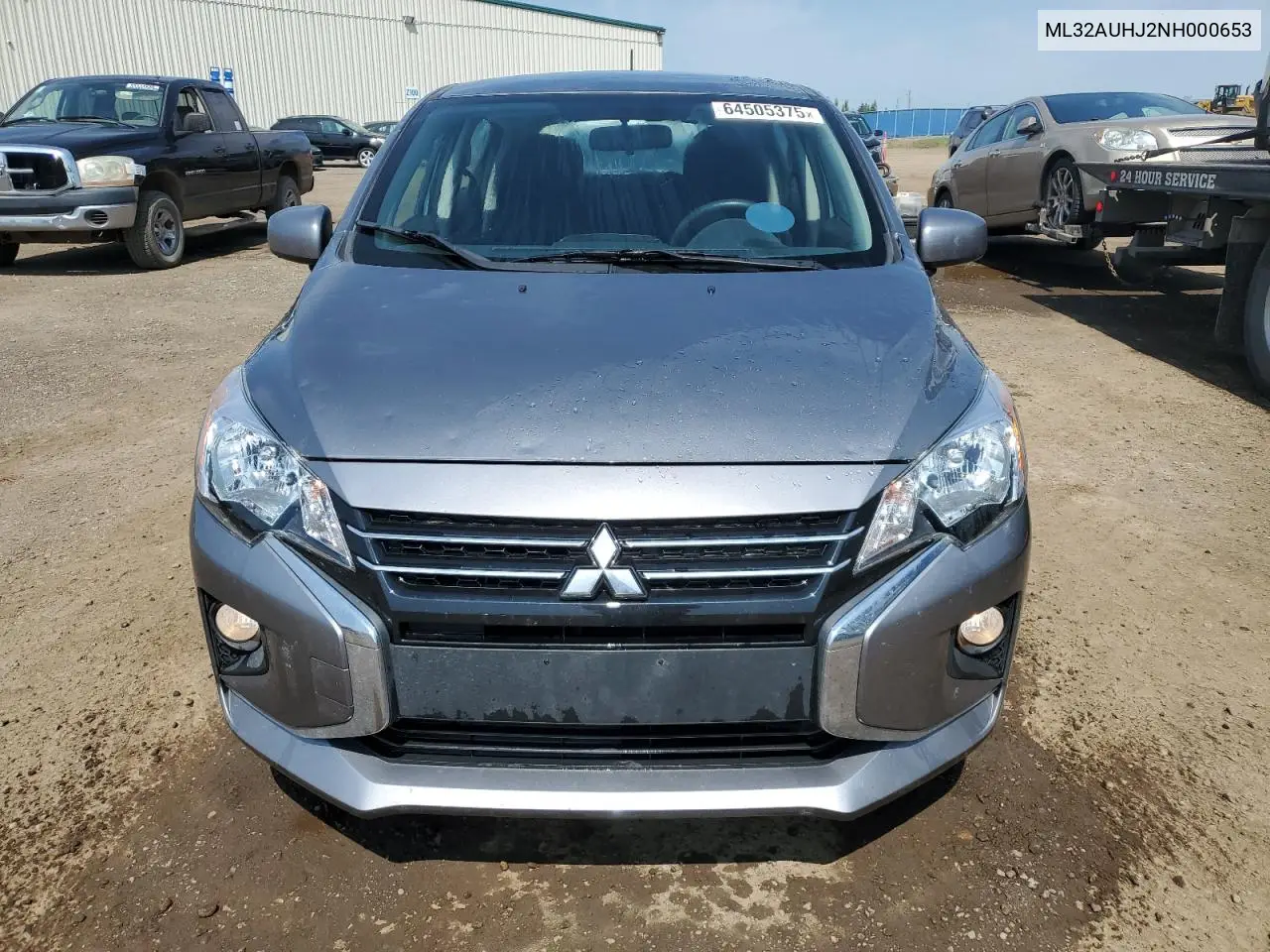2022 Mitsubishi Mirage Es VIN: ML32AUHJ2NH000653 Lot: 64505375