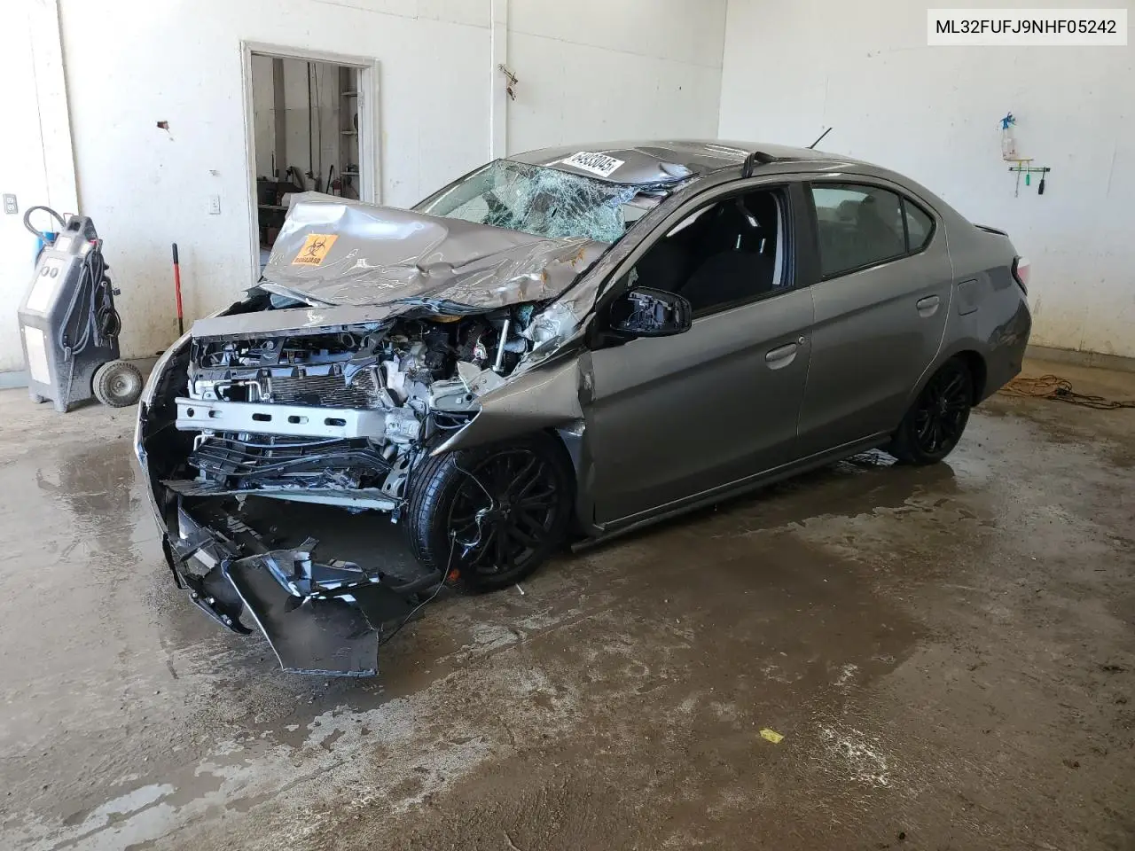 2022 Mitsubishi Mirage G4 Es VIN: ML32FUFJ9NHF05242 Lot: 64933045
