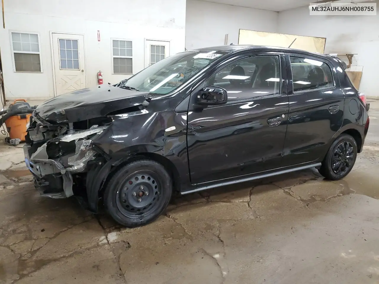2022 Mitsubishi Mirage Es VIN: ML32AUHJ6NH008755 Lot: 65001235