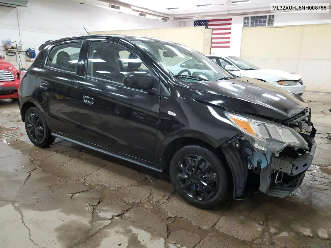 2022 Mitsubishi Mirage Es VIN: ML32AUHJ6NH008755 Lot: 65001235