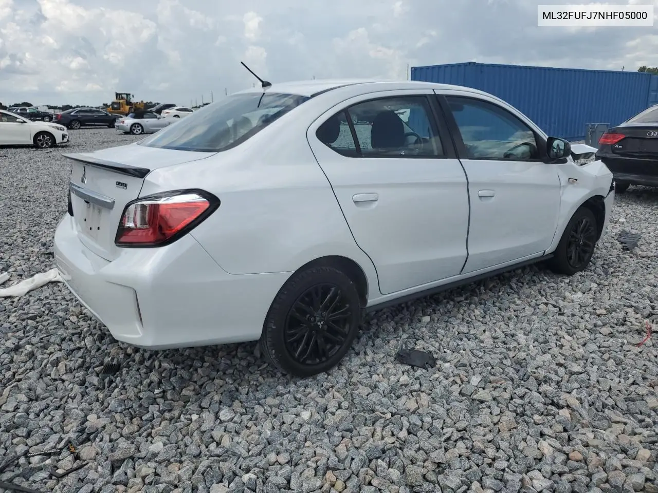 2022 Mitsubishi Mirage G4 Es VIN: ML32FUFJ7NHF05000 Lot: 65118725