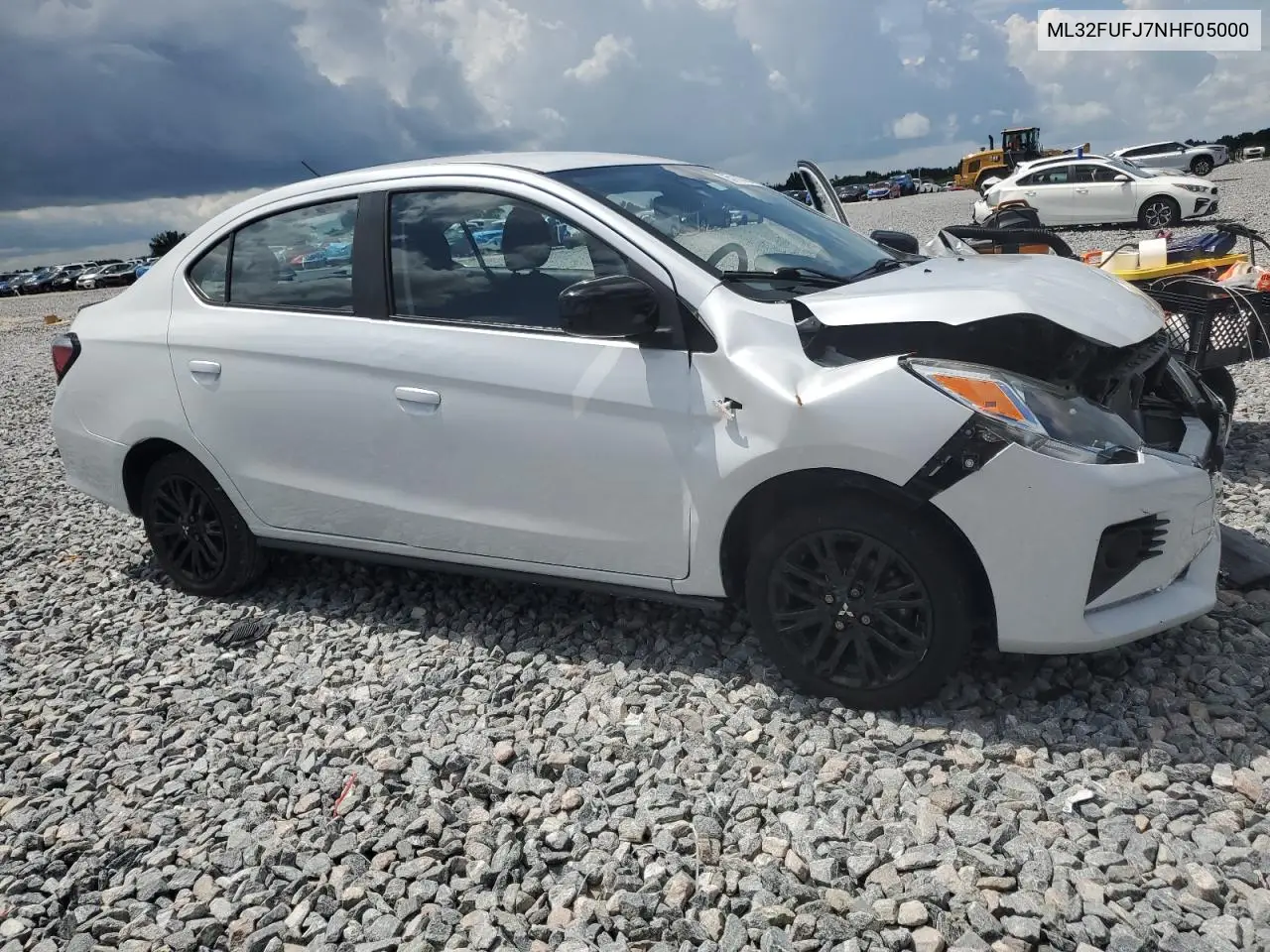 2022 Mitsubishi Mirage G4 Es VIN: ML32FUFJ7NHF05000 Lot: 65118725