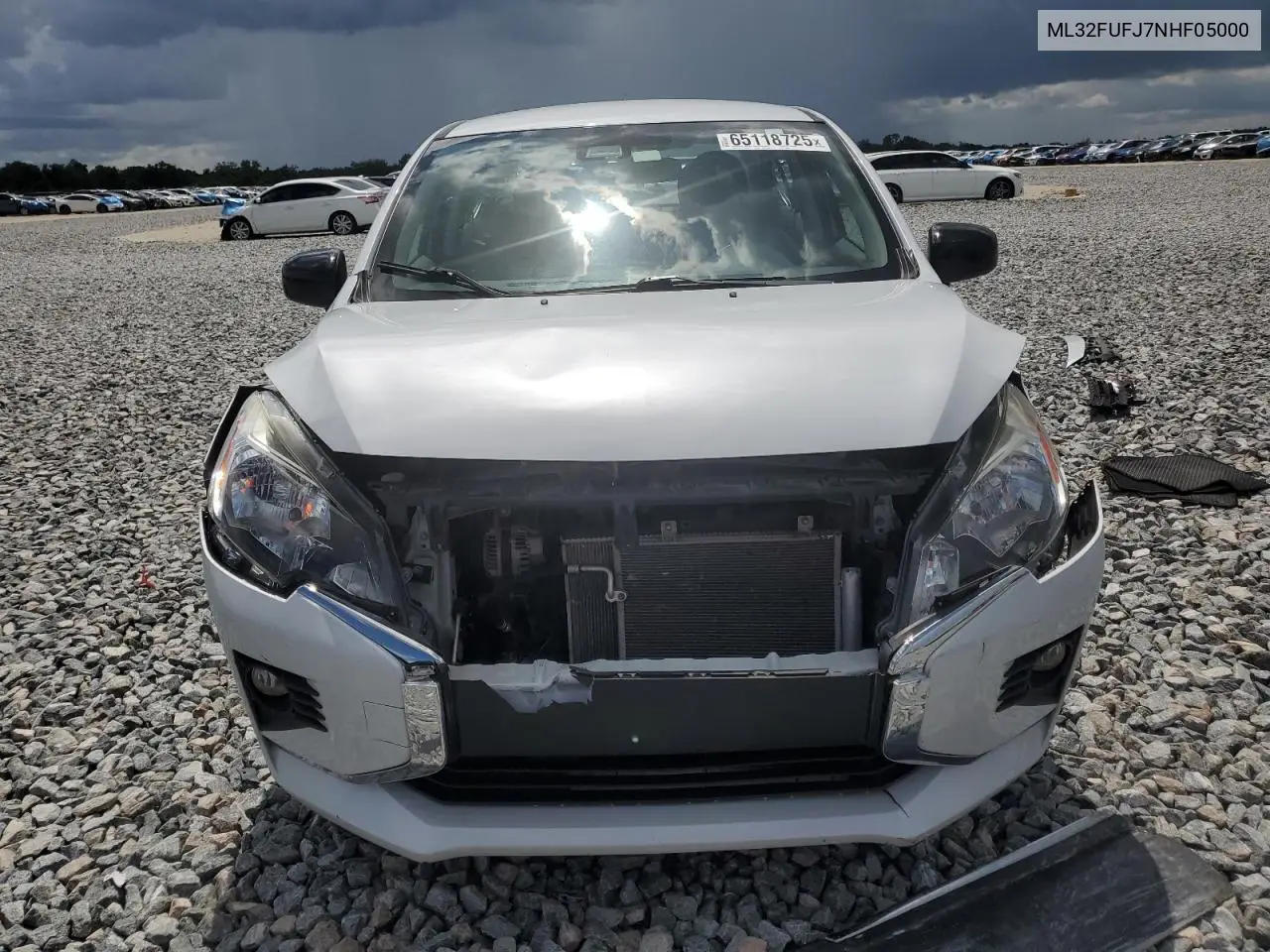 2022 Mitsubishi Mirage G4 Es VIN: ML32FUFJ7NHF05000 Lot: 65118725
