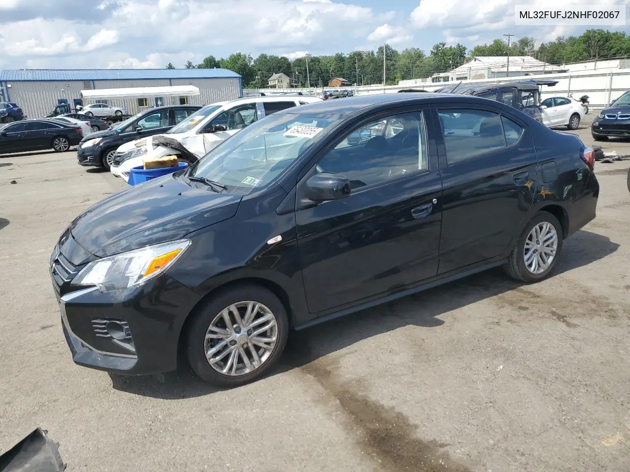 2022 Mitsubishi Mirage G4 Es VIN: ML32FUFJ2NHF02067 Lot: 65400055