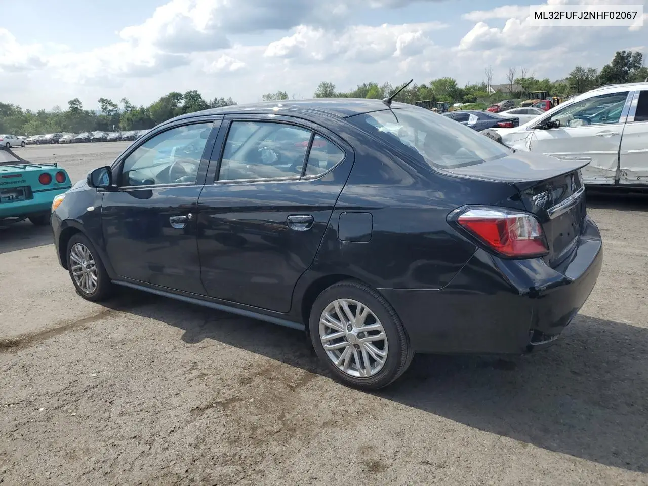 2022 Mitsubishi Mirage G4 Es VIN: ML32FUFJ2NHF02067 Lot: 65400055