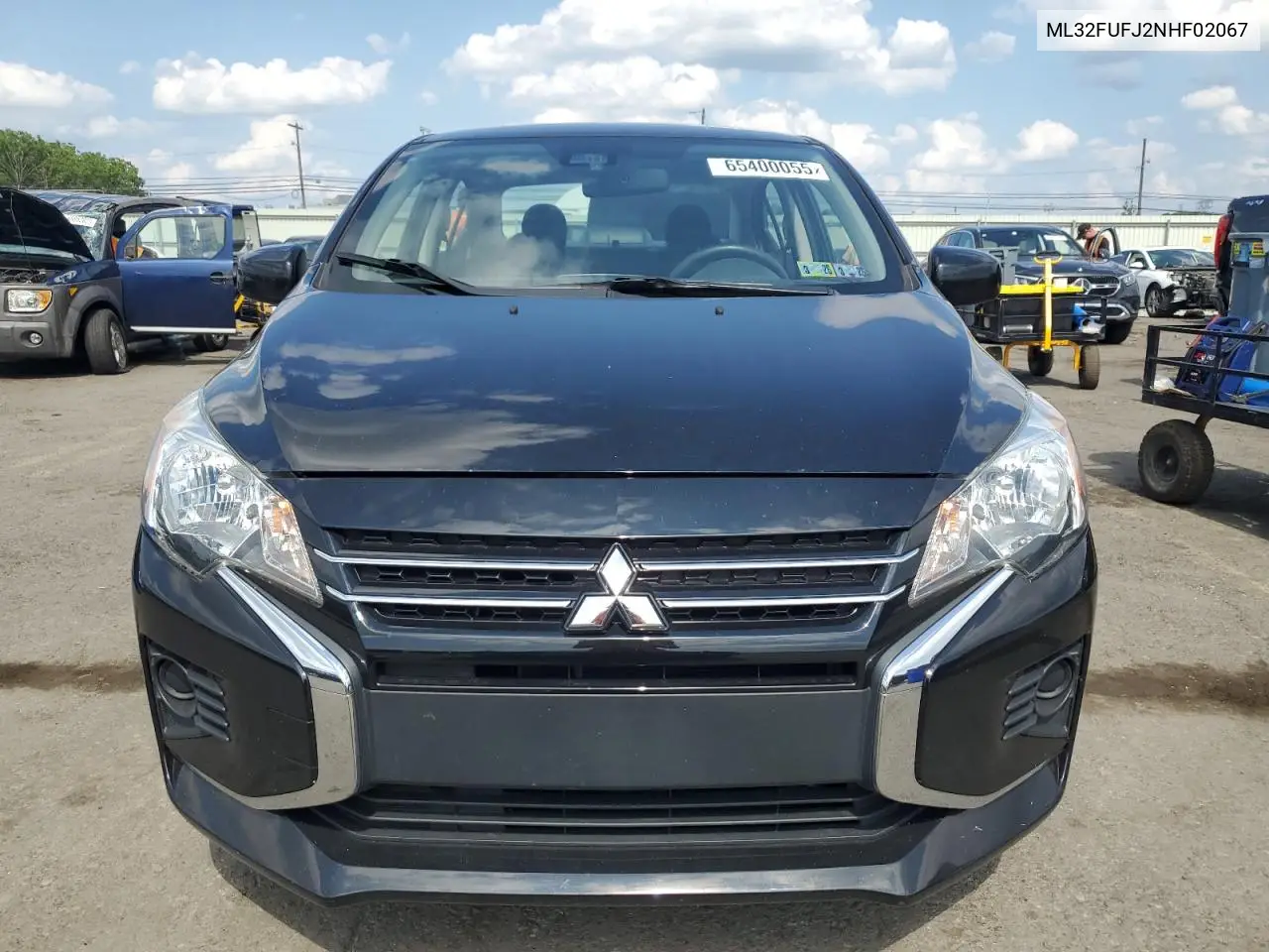 2022 Mitsubishi Mirage G4 Es VIN: ML32FUFJ2NHF02067 Lot: 65400055