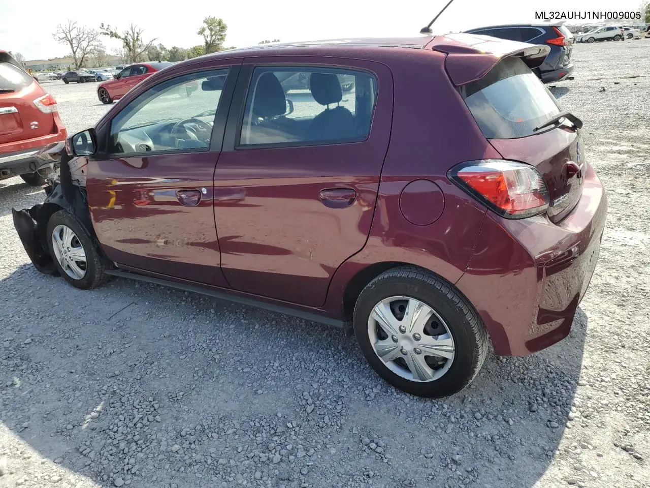 2022 Mitsubishi Mirage Es VIN: ML32AUHJ1NH009005 Lot: 65408635