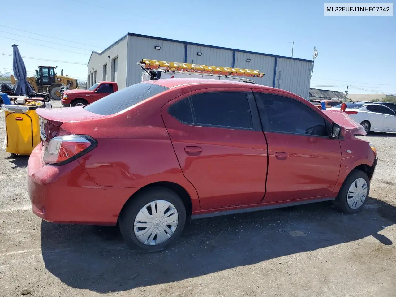 2022 Mitsubishi Mirage G4 Es VIN: ML32FUFJ1NHF07342 Lot: 66084785