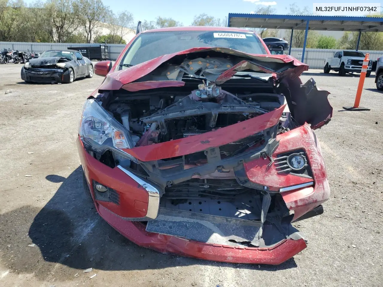 2022 Mitsubishi Mirage G4 Es VIN: ML32FUFJ1NHF07342 Lot: 66084785