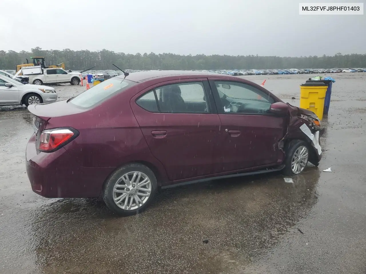 2023 Mitsubishi Mirage G4 Se VIN: ML32FVFJ8PHF01403 Lot: 56116815