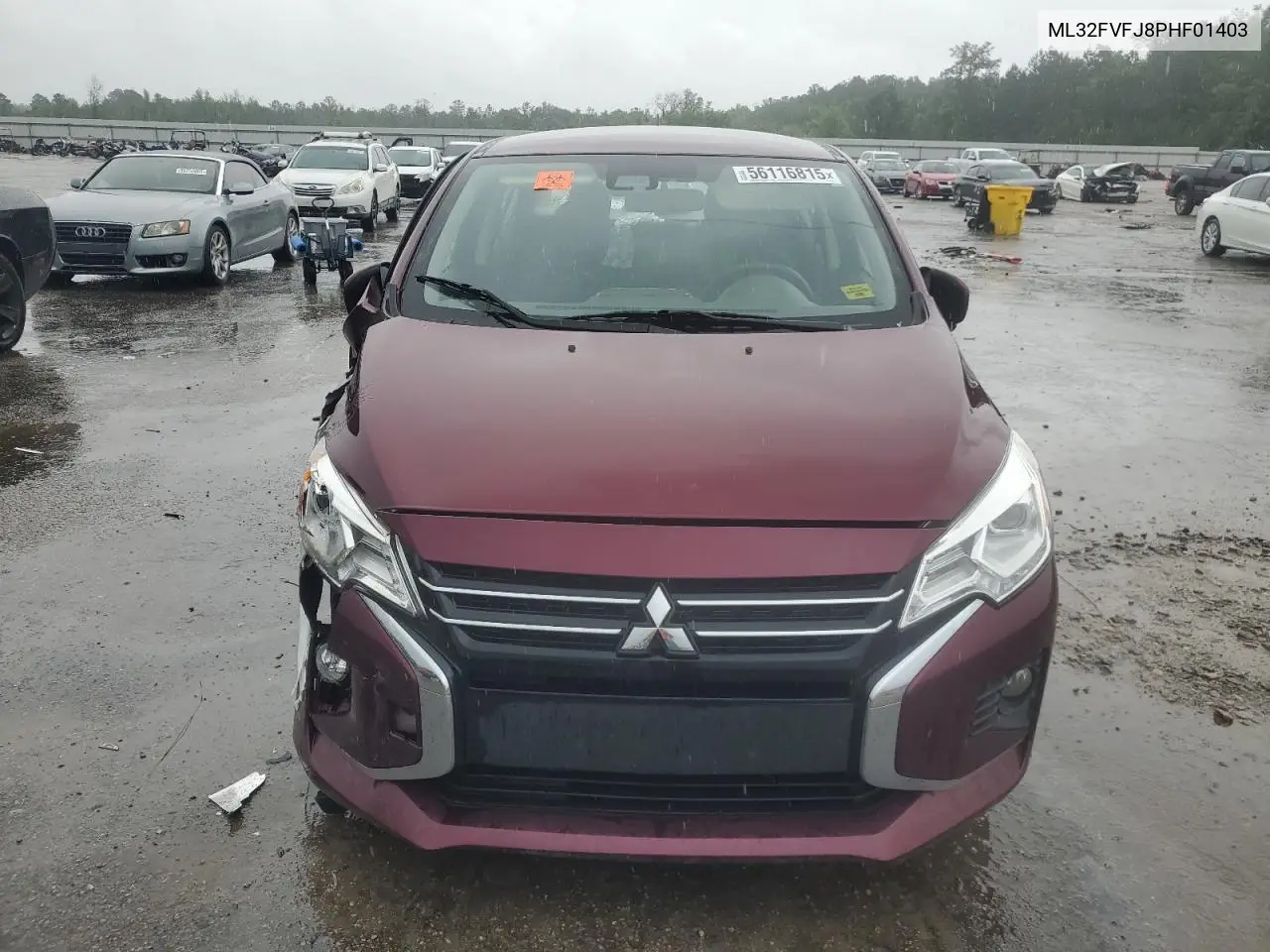 2023 Mitsubishi Mirage G4 Se VIN: ML32FVFJ8PHF01403 Lot: 56116815