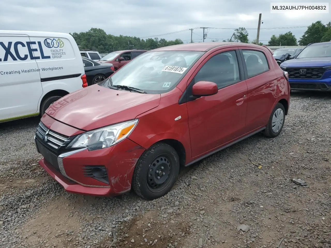 2023 Mitsubishi Mirage Es VIN: ML32AUHJ7PH004832 Lot: 61591875
