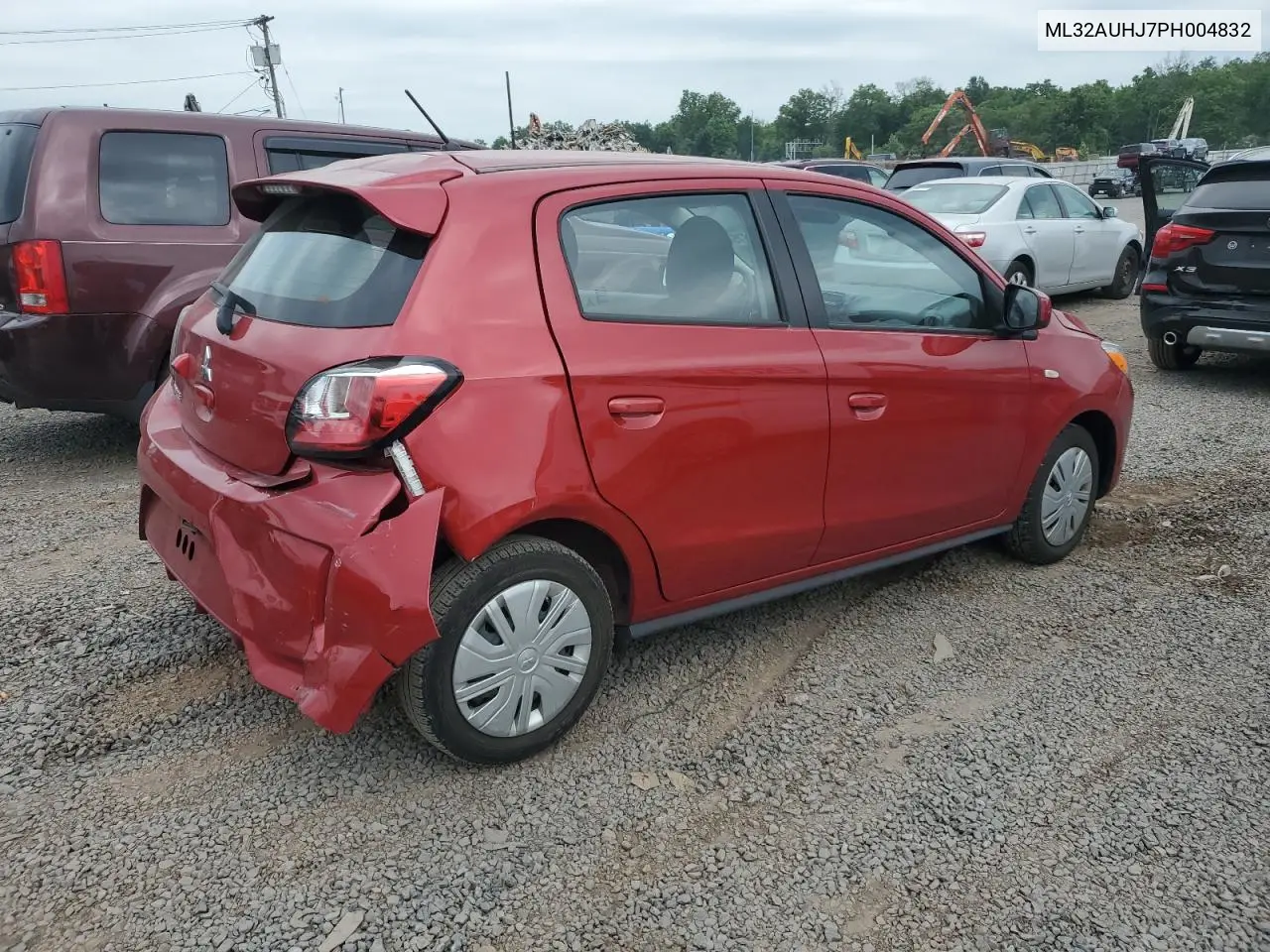 2023 Mitsubishi Mirage Es VIN: ML32AUHJ7PH004832 Lot: 61591875