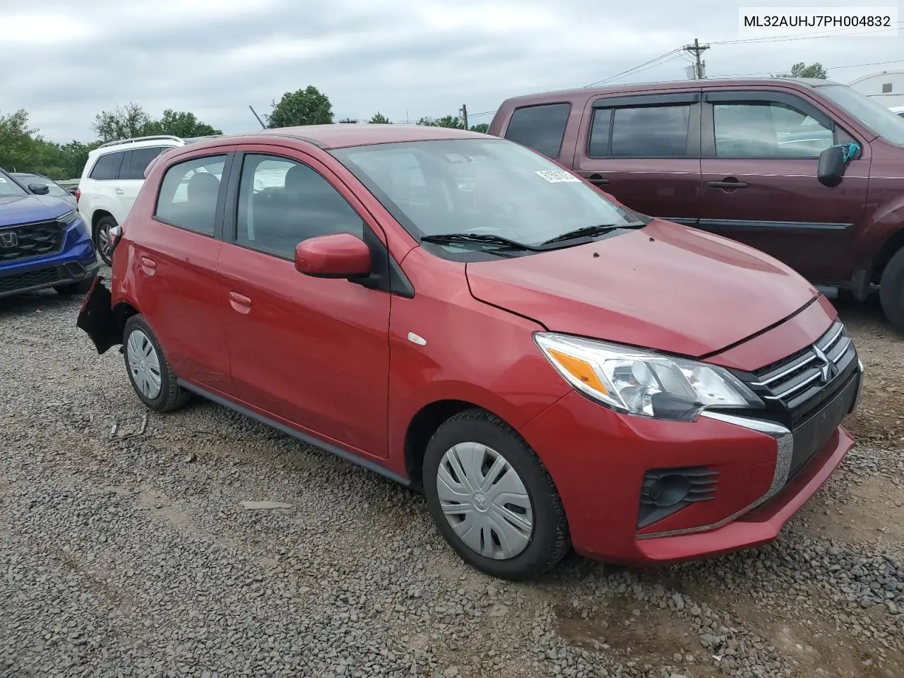 2023 Mitsubishi Mirage Es VIN: ML32AUHJ7PH004832 Lot: 61591875