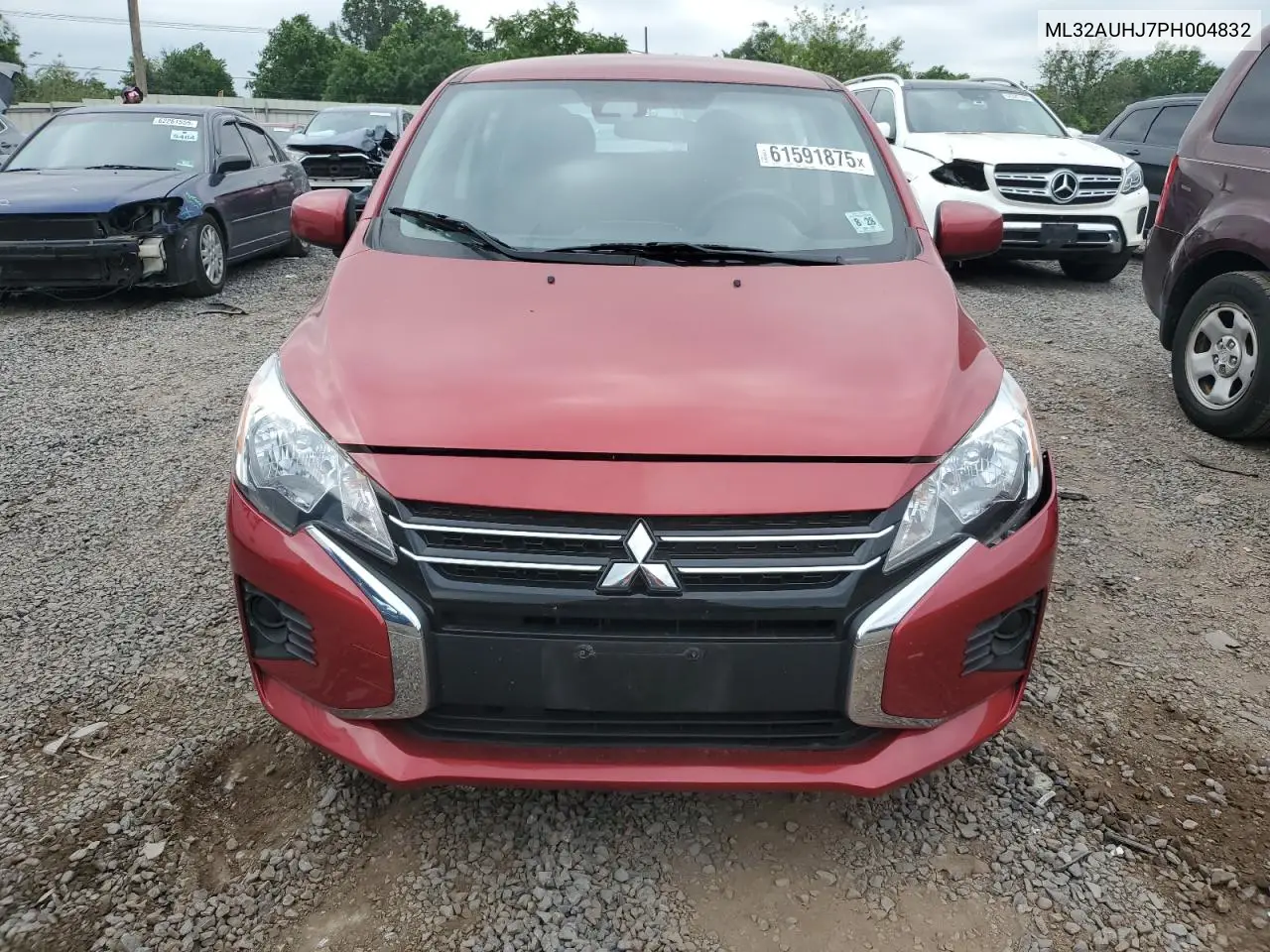 2023 Mitsubishi Mirage Es VIN: ML32AUHJ7PH004832 Lot: 61591875