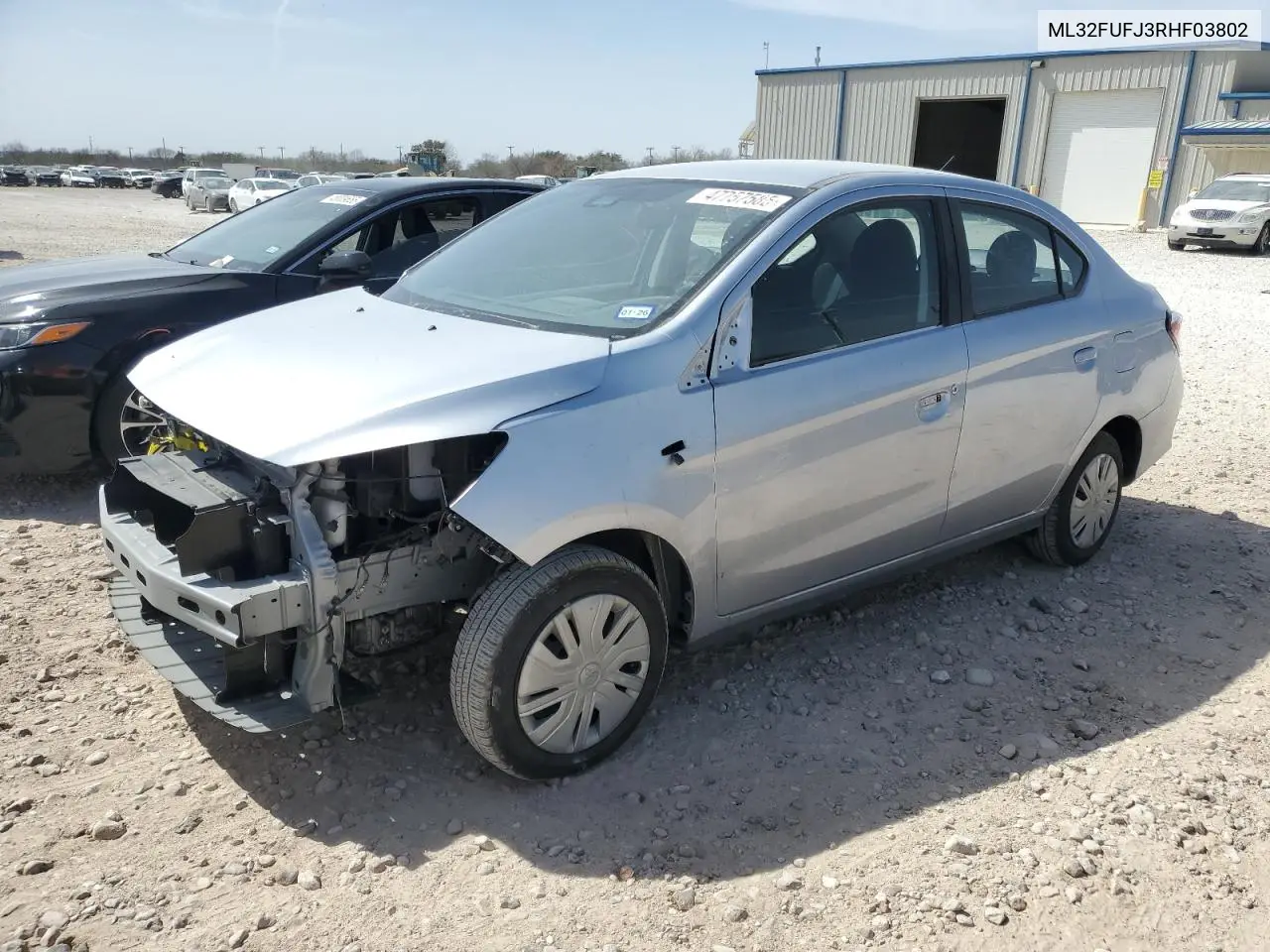 2024 Mitsubishi Mirage G4 Es VIN: ML32FUFJ3RHF03802 Lot: 47757585