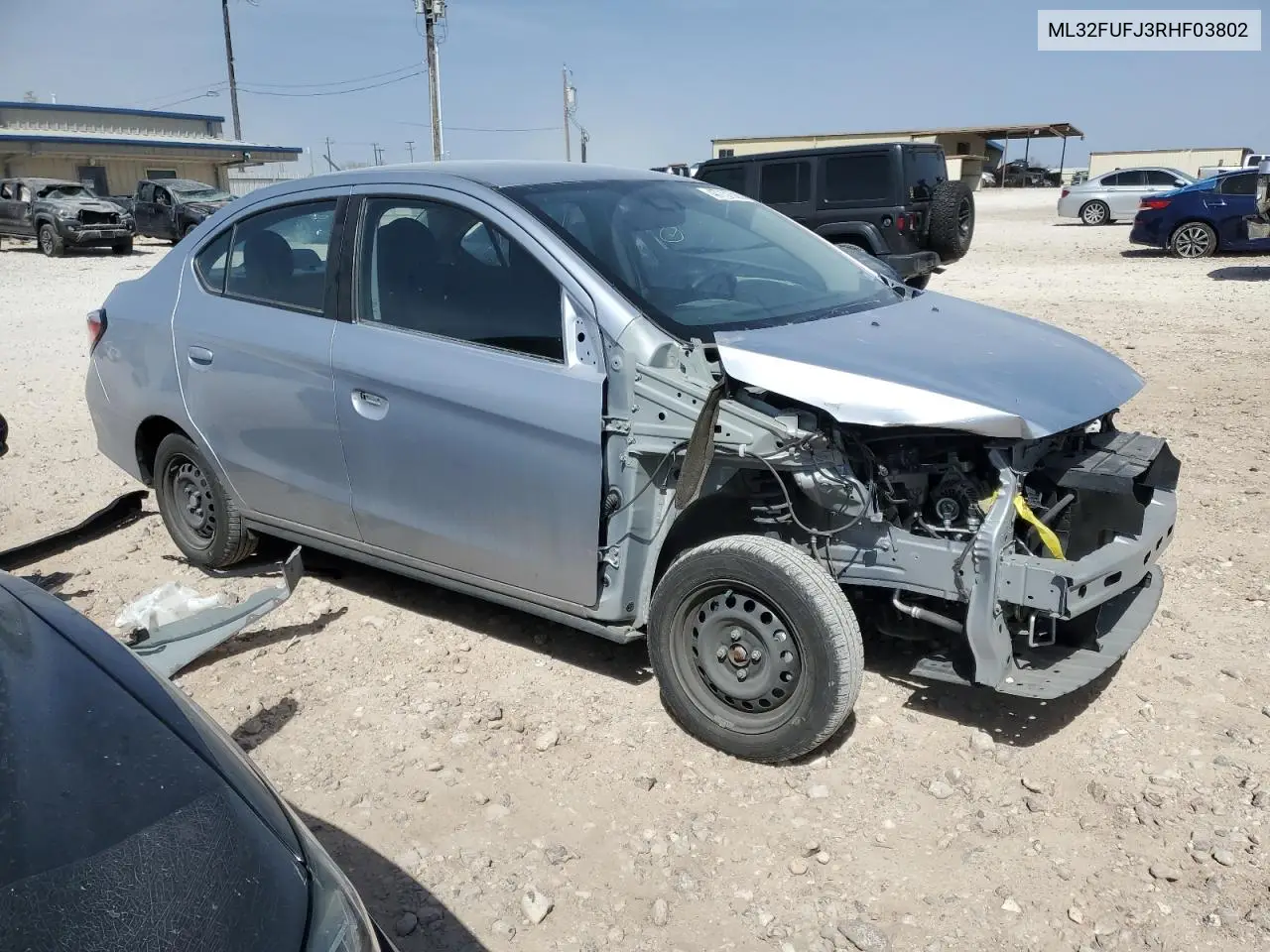 2024 Mitsubishi Mirage G4 Es VIN: ML32FUFJ3RHF03802 Lot: 47757585