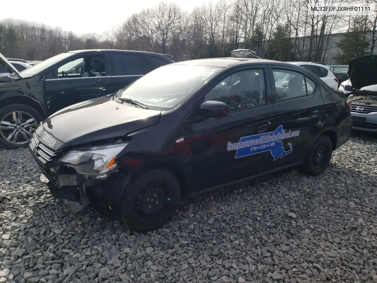 2024 Mitsubishi Mirage G4 Es VIN: ML32FUFJXRHF01111 Lot: 51332645