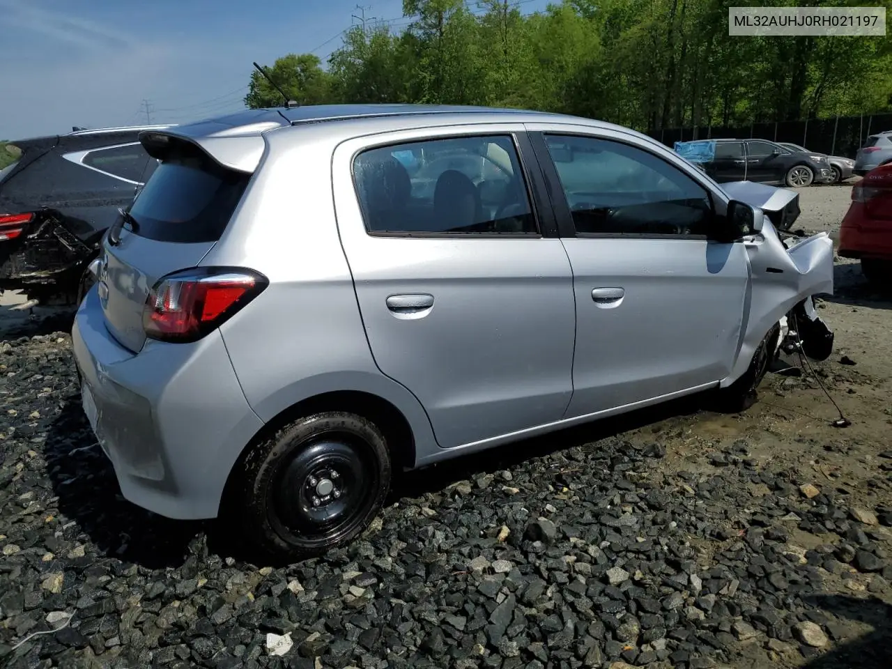 2024 Mitsubishi Mirage Es VIN: ML32AUHJ0RH021197 Lot: 55215225