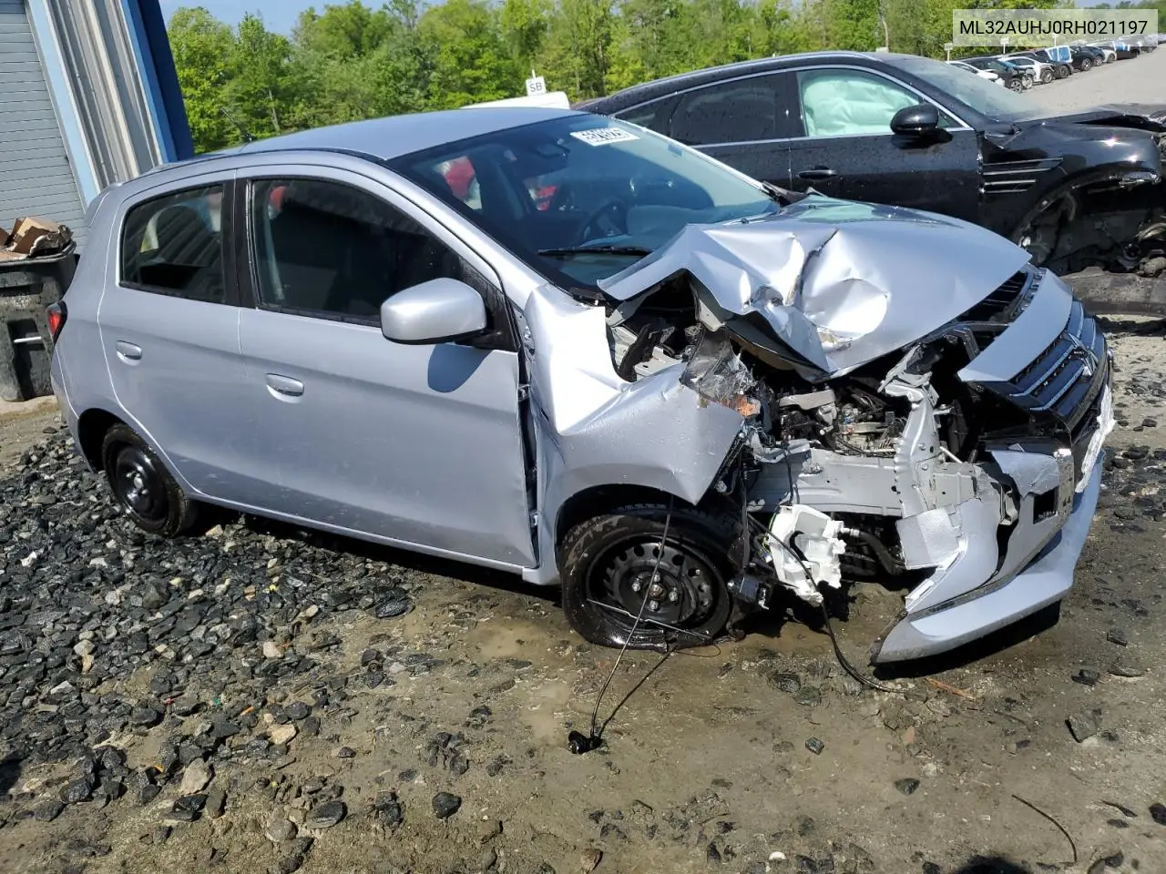 2024 Mitsubishi Mirage Es VIN: ML32AUHJ0RH021197 Lot: 55215225