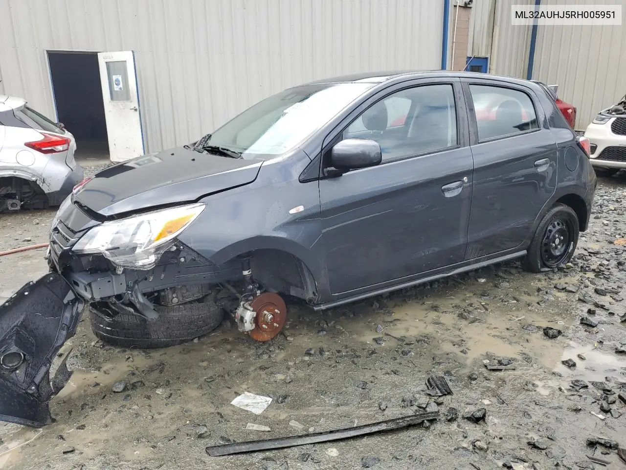 2024 Mitsubishi Mirage Es VIN: ML32AUHJ5RH005951 Lot: 55593405