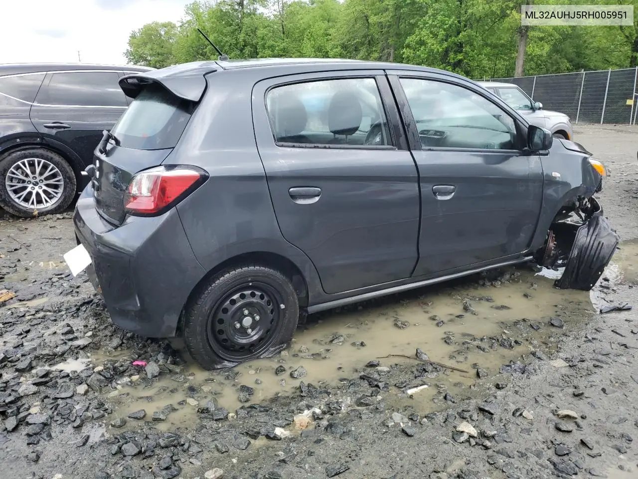 2024 Mitsubishi Mirage Es VIN: ML32AUHJ5RH005951 Lot: 55593405