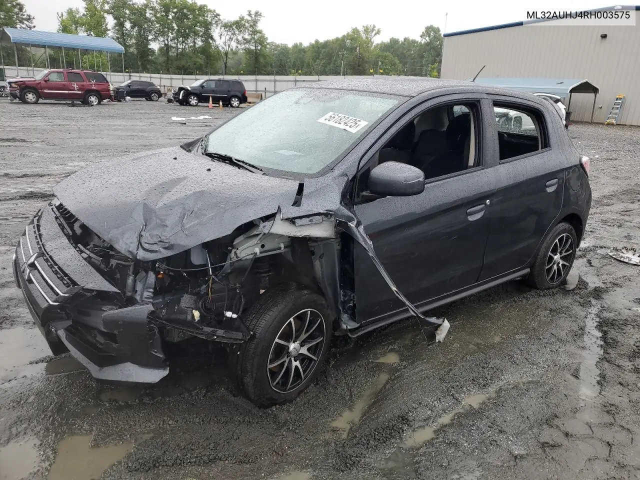 2024 Mitsubishi Mirage Es VIN: ML32AUHJ4RH003575 Lot: 56182425