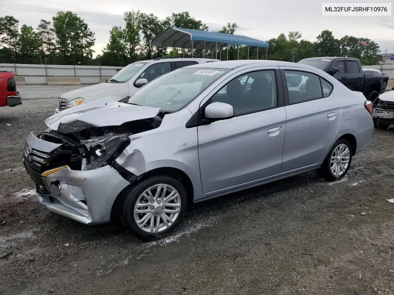 2024 Mitsubishi Mirage G4 Es VIN: ML32FUFJ5RHF10976 Lot: 59024585