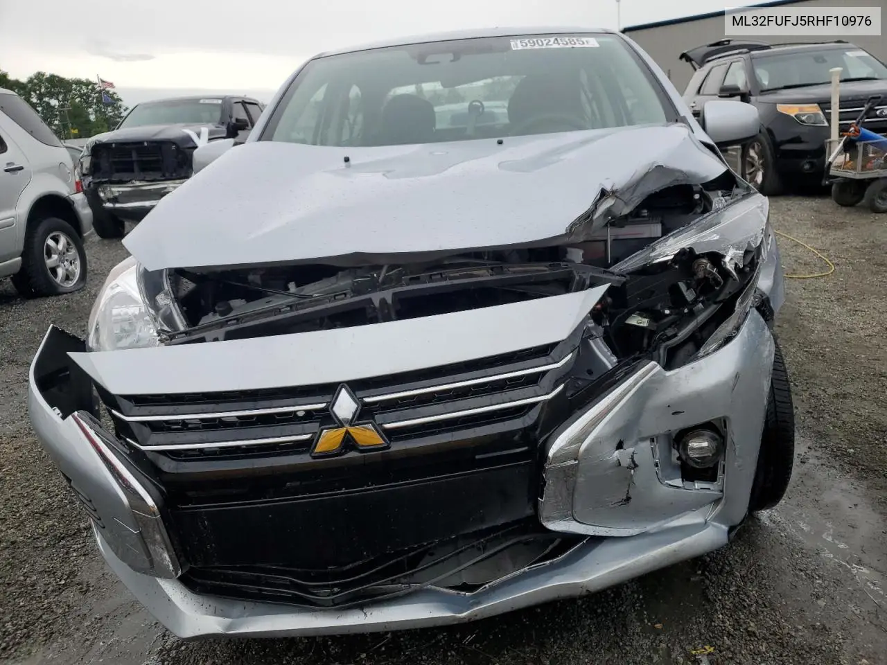 2024 Mitsubishi Mirage G4 Es VIN: ML32FUFJ5RHF10976 Lot: 59024585