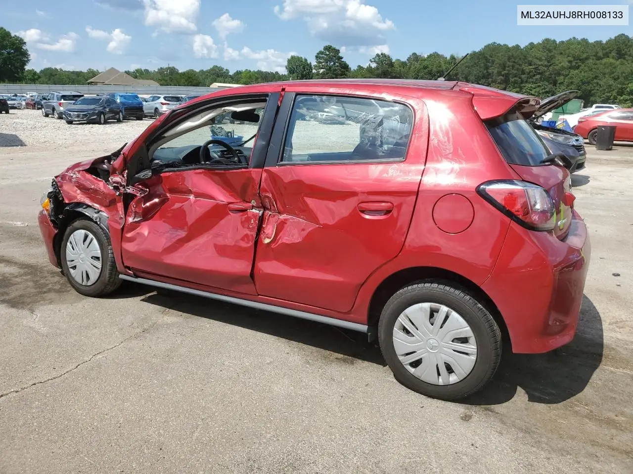 2024 Mitsubishi Mirage Es VIN: ML32AUHJ8RH008133 Lot: 61581405