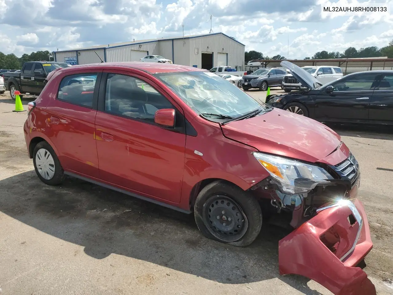 2024 Mitsubishi Mirage Es VIN: ML32AUHJ8RH008133 Lot: 61581405
