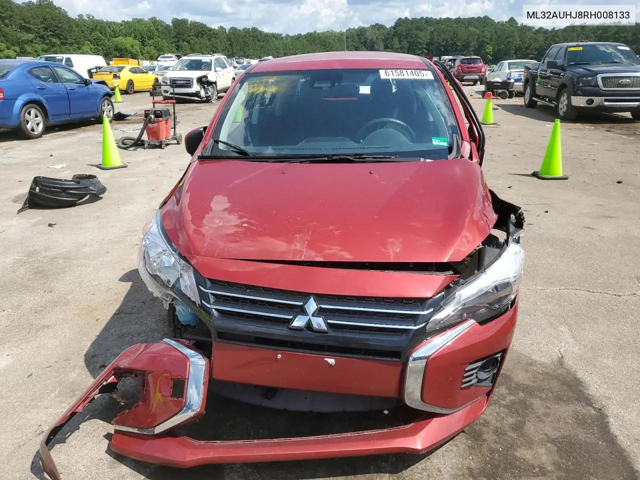 2024 Mitsubishi Mirage Es VIN: ML32AUHJ8RH008133 Lot: 61581405