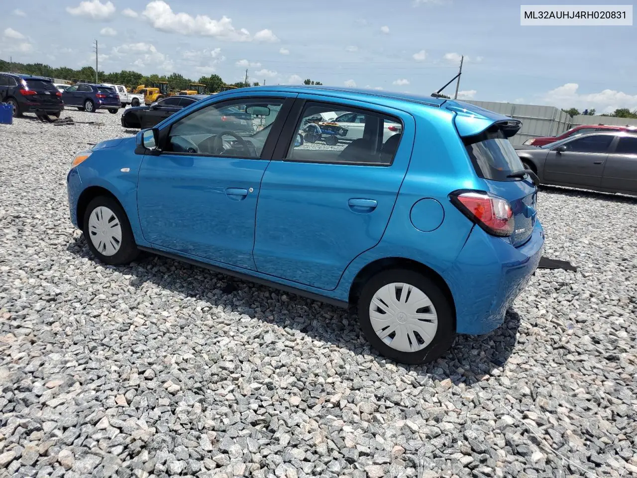 2024 Mitsubishi Mirage Es VIN: ML32AUHJ4RH020831 Lot: 61761915