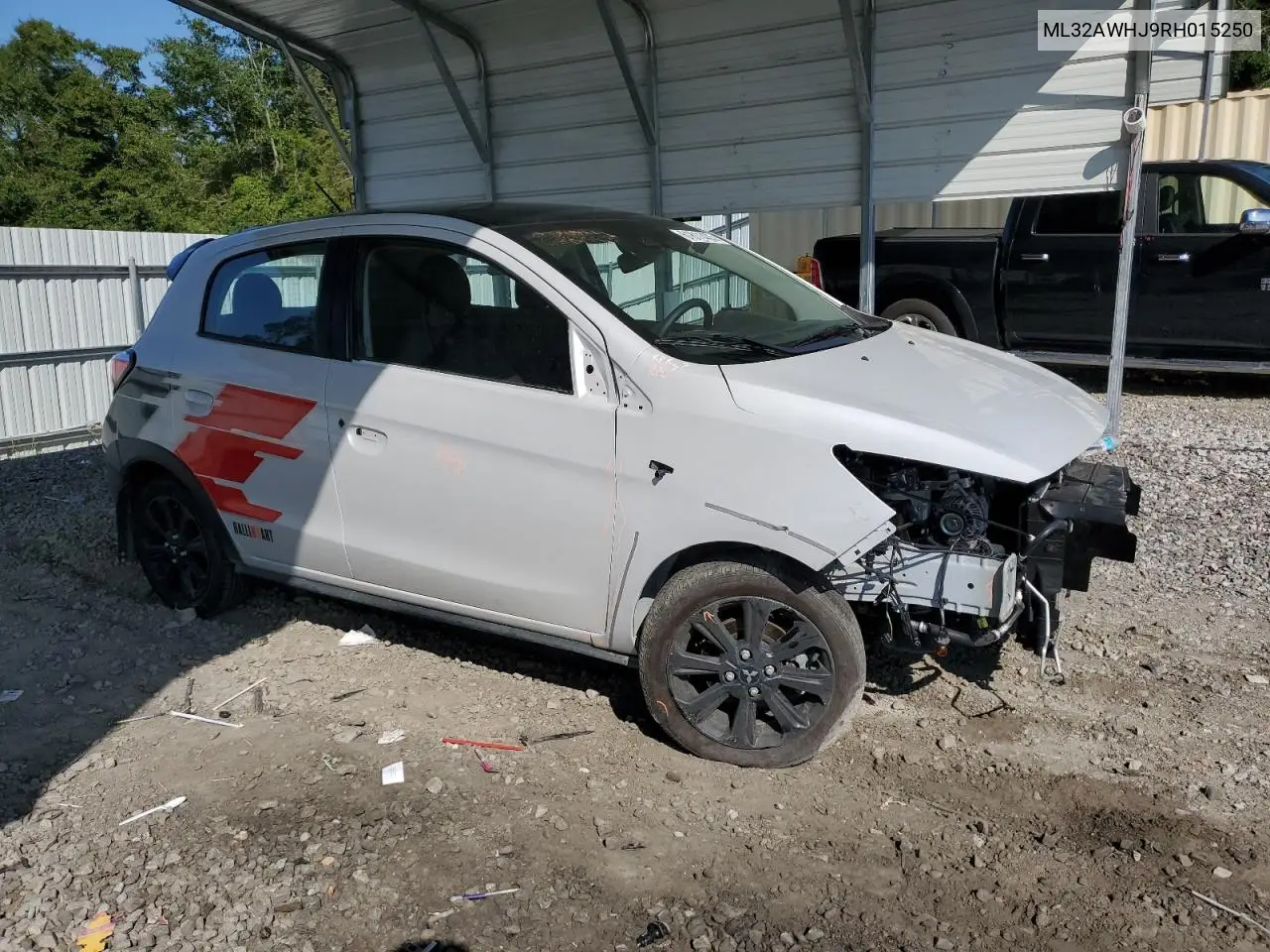 2024 Mitsubishi Mirage Se VIN: ML32AWHJ9RH015250 Lot: 61811435