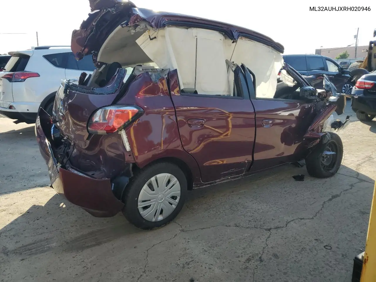 2024 Mitsubishi Mirage Es VIN: ML32AUHJXRH020946 Lot: 62017295