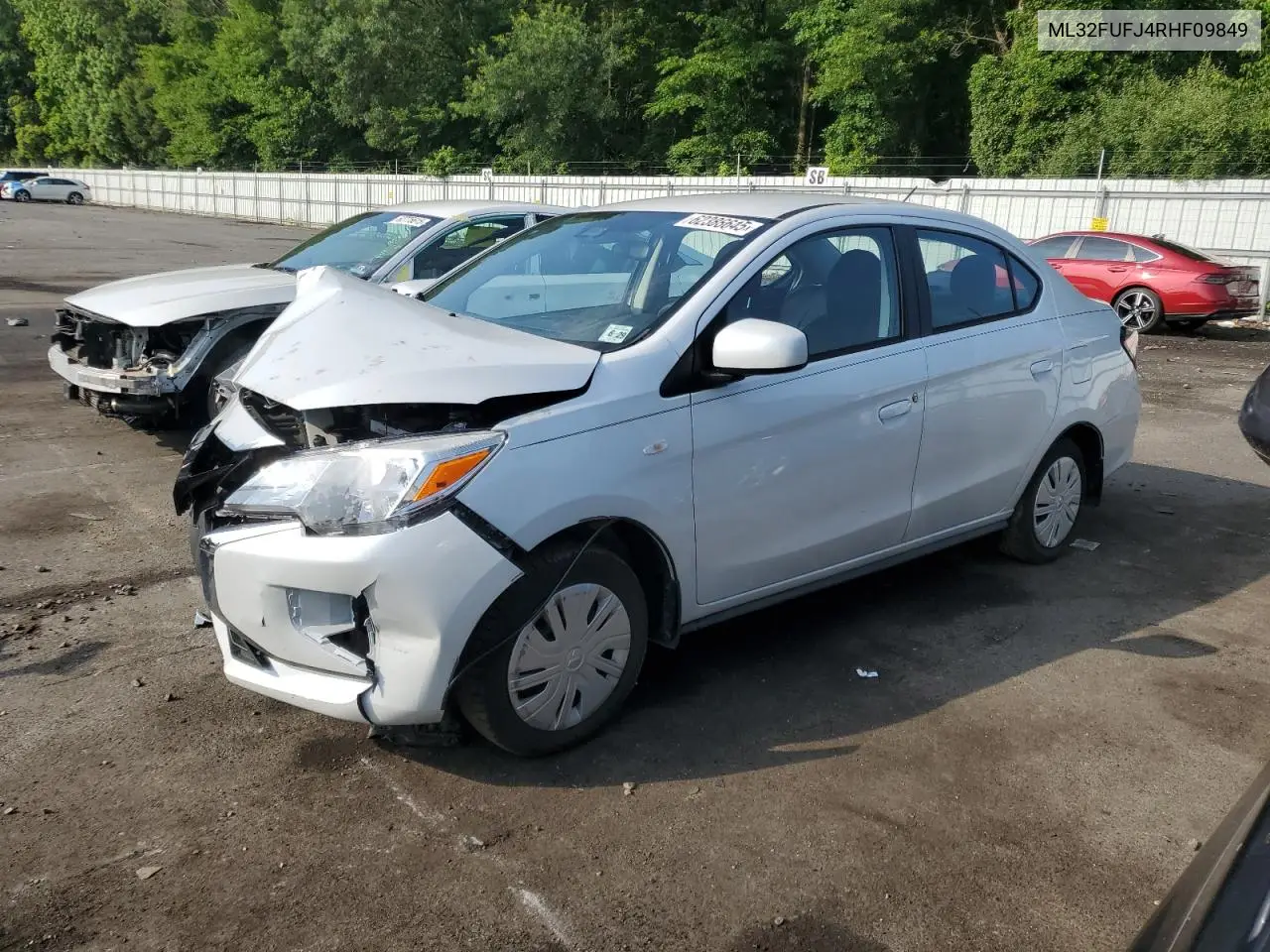 2024 Mitsubishi Mirage G4 Es VIN: ML32FUFJ4RHF09849 Lot: 62386645