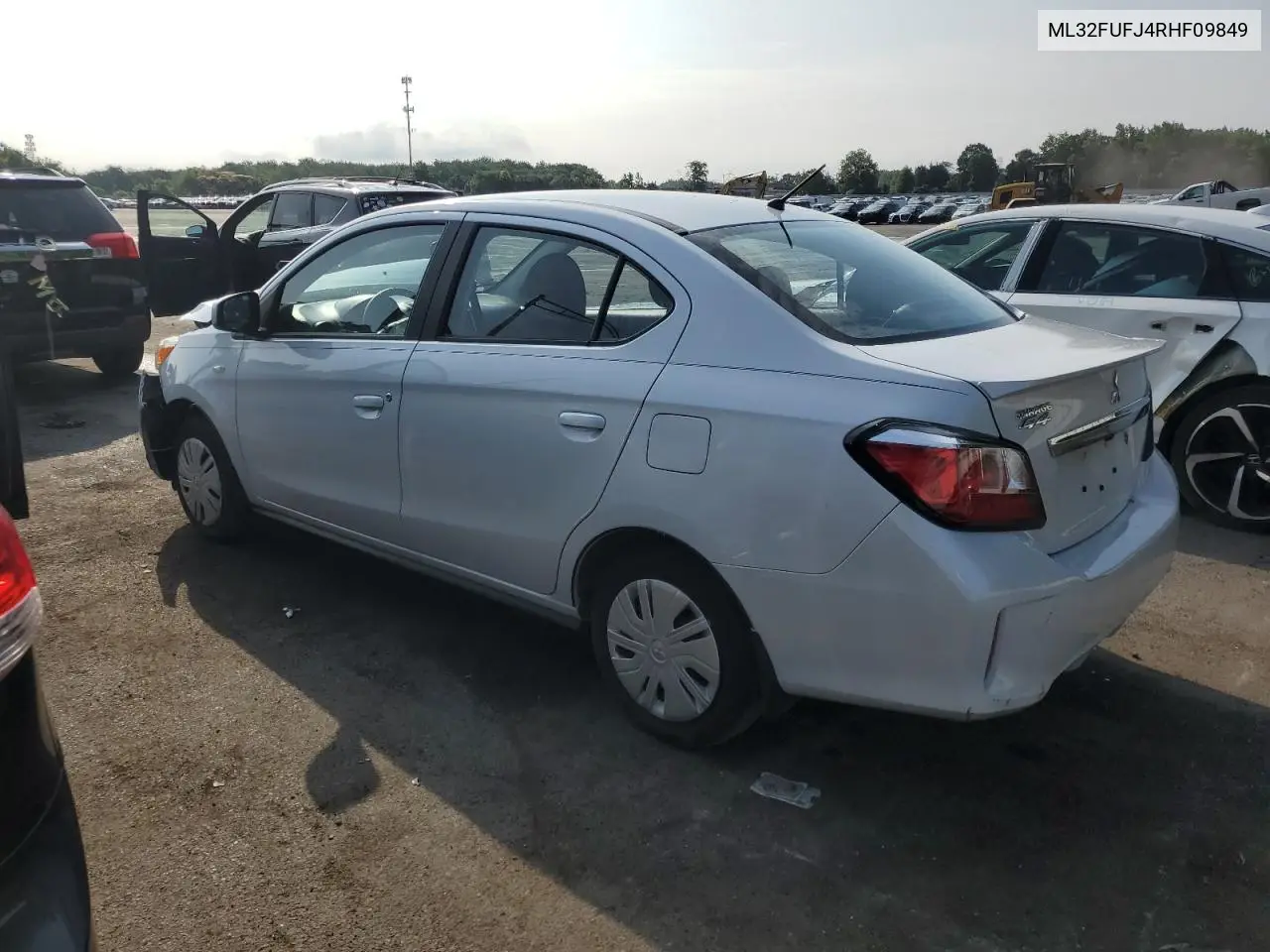 2024 Mitsubishi Mirage G4 Es VIN: ML32FUFJ4RHF09849 Lot: 62386645