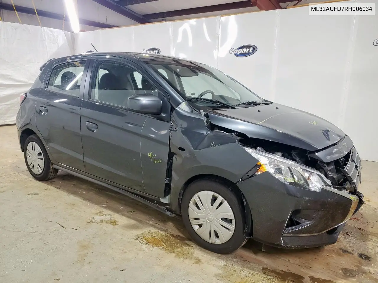 2024 Mitsubishi Mirage Es VIN: ML32AUHJ7RH006034 Lot: 62421385