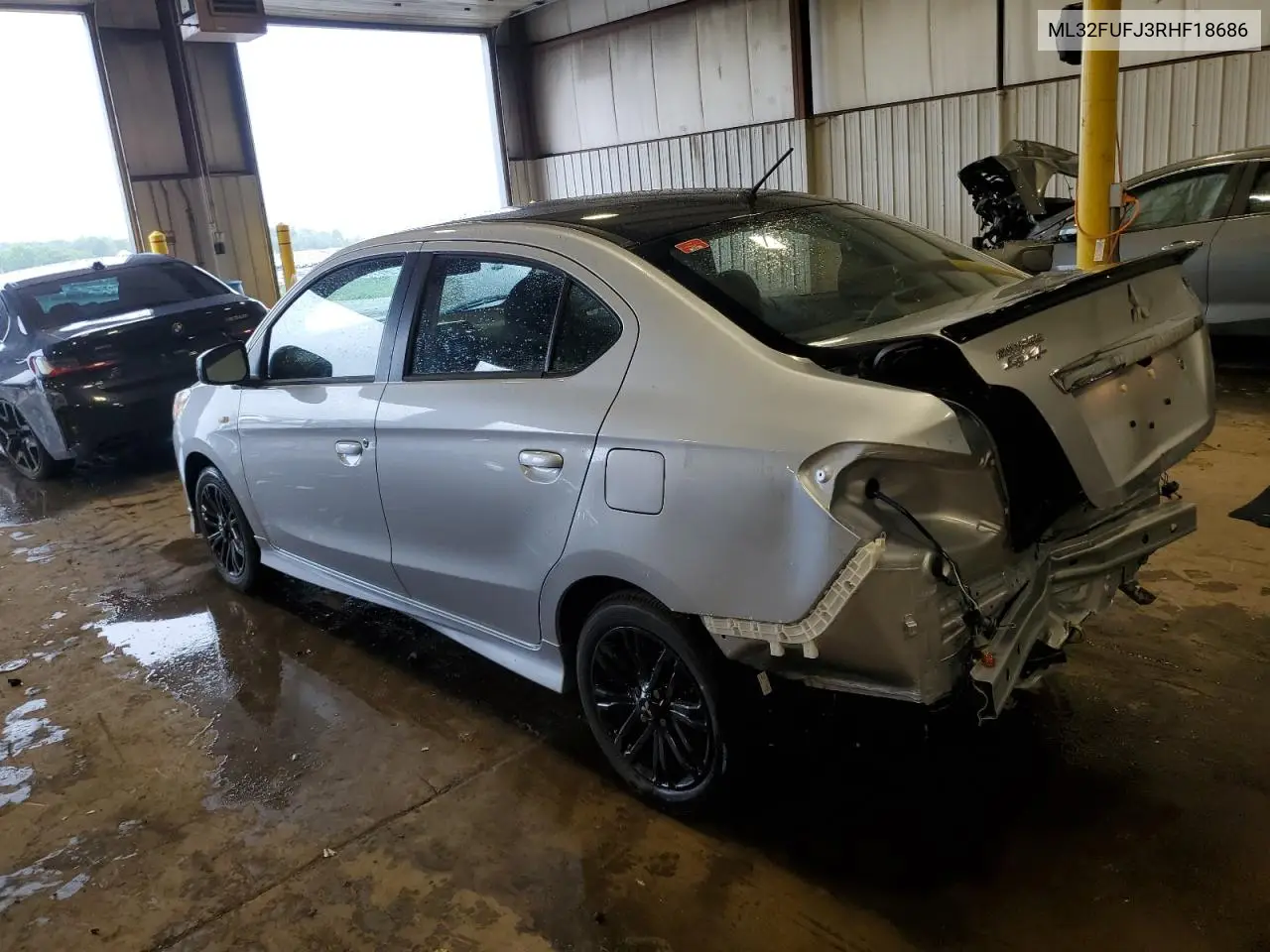 2024 Mitsubishi Mirage G4 Es VIN: ML32FUFJ3RHF18686 Lot: 62493815