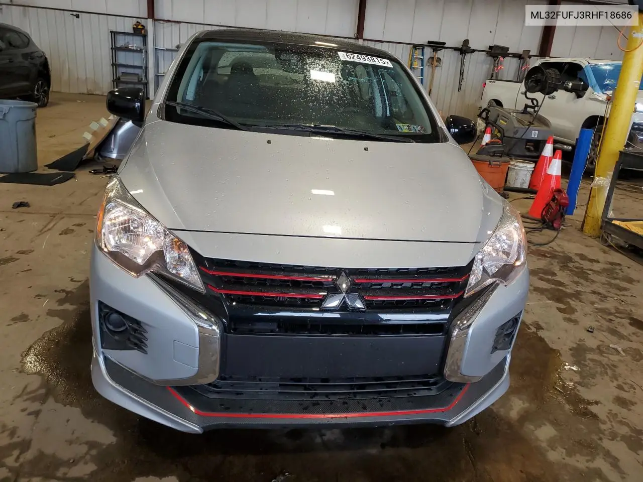 2024 Mitsubishi Mirage G4 Es VIN: ML32FUFJ3RHF18686 Lot: 62493815