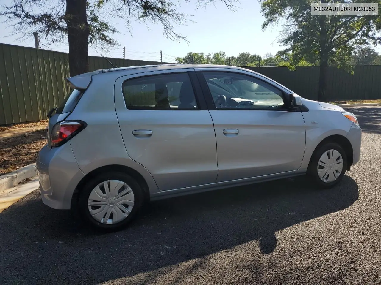 2024 Mitsubishi Mirage Es VIN: ML32AUHJ0RH028053 Lot: 62506275