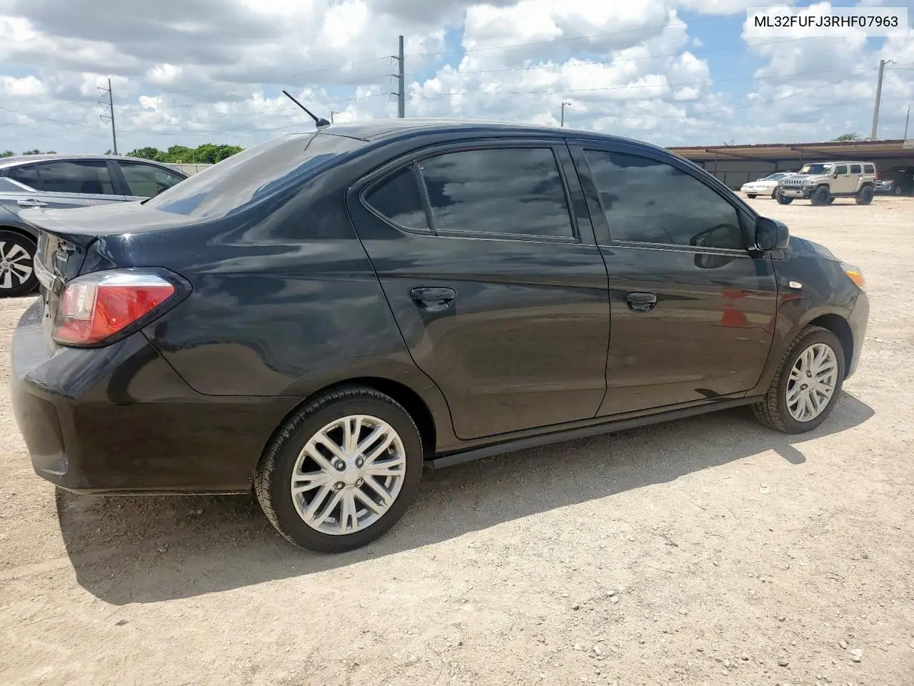 2024 Mitsubishi Mirage G4 Es VIN: ML32FUFJ3RHF07963 Lot: 62551835