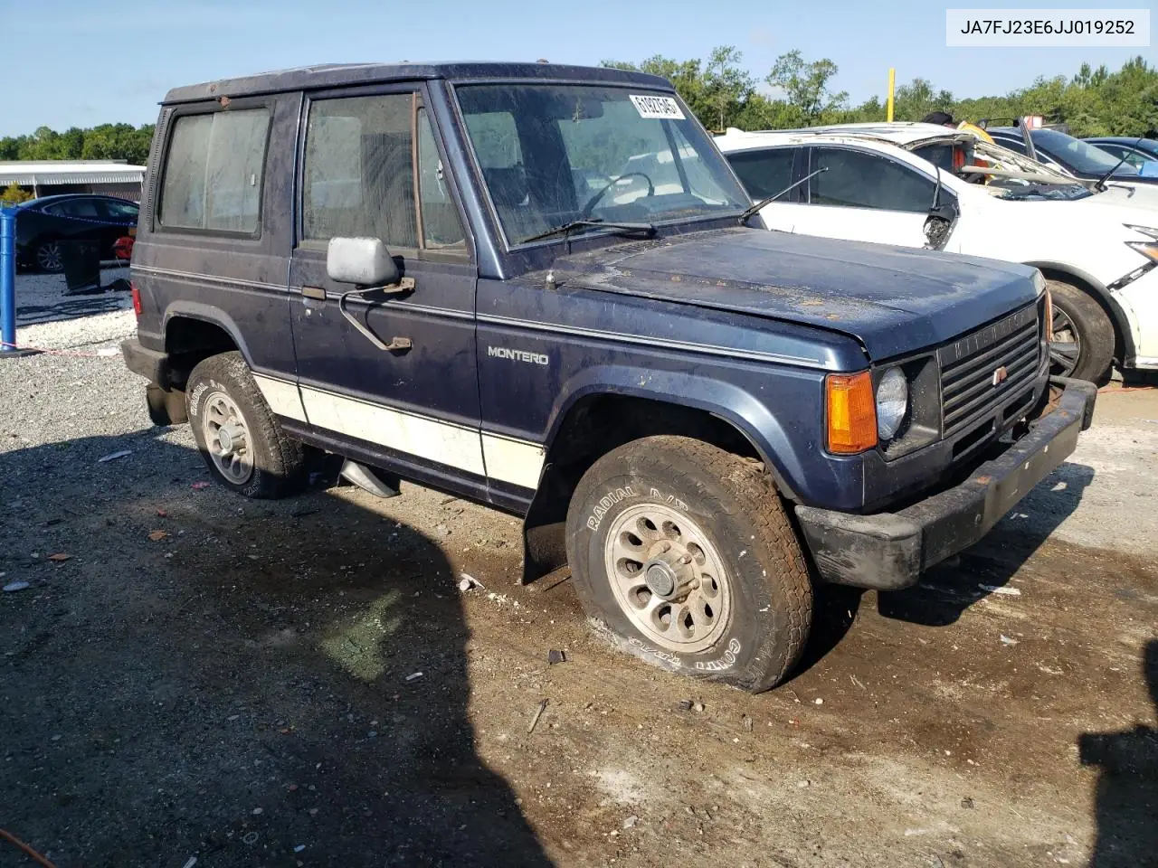 1988 Mitsubishi Montero VIN: JA7FJ23E6JJ019252 Lot: 61927545