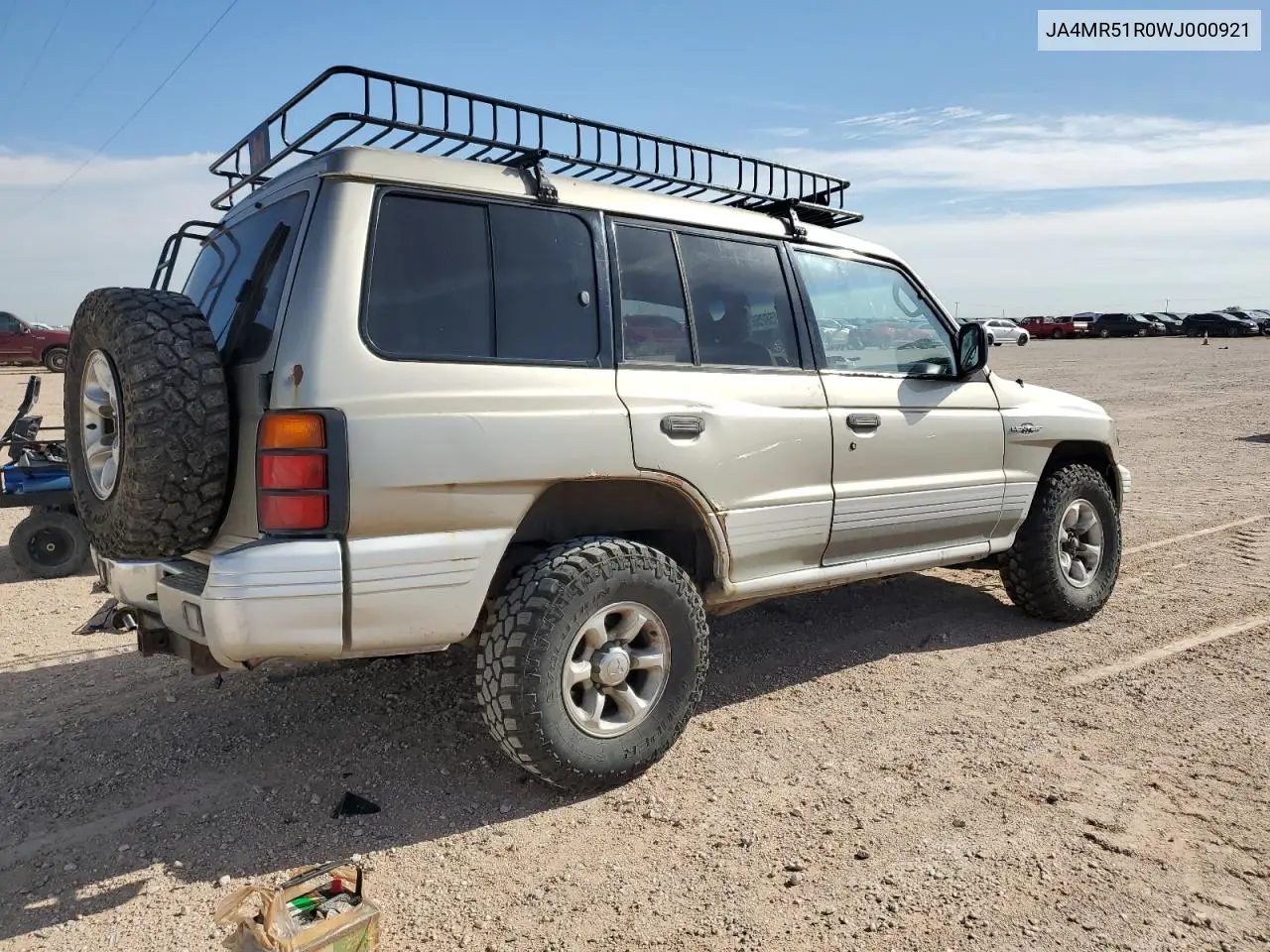 1998 Mitsubishi Montero VIN: JA4MR51R0WJ000921 Lot: 56250965