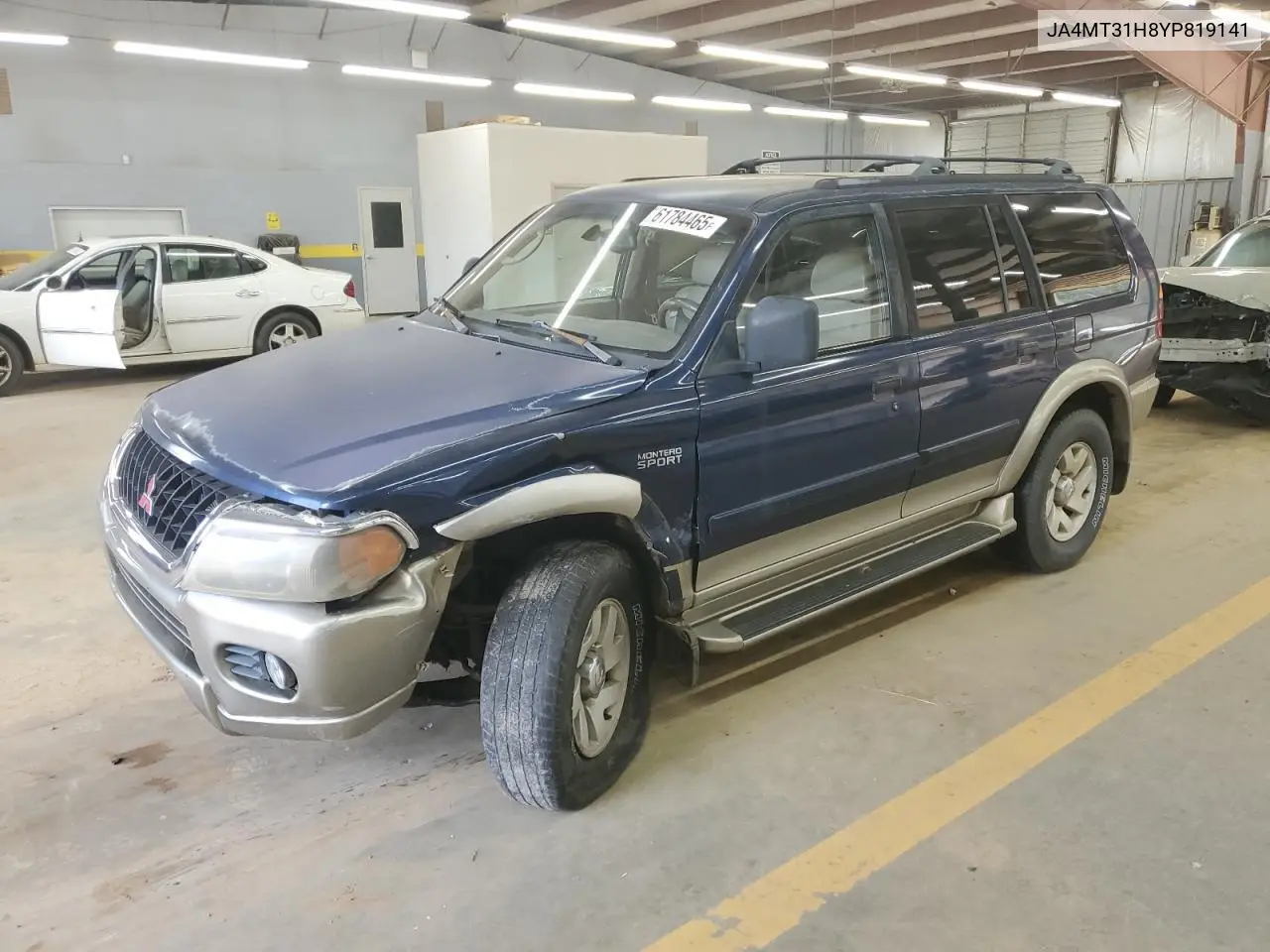 2000 Mitsubishi Montero Sport Ls VIN: JA4MT31H8YP819141 Lot: 61784465