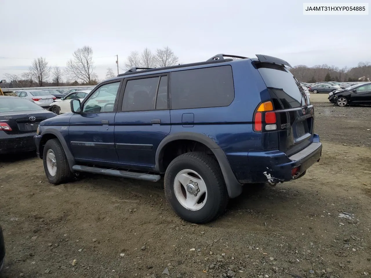 2000 Mitsubishi Montero Sport Ls VIN: JA4MT31HXYP054885 Lot: 89056375