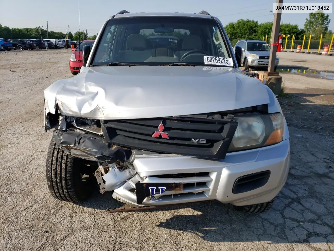 2001 Mitsubishi Montero Xls VIN: JA4MW31R71J018452 Lot: 60269225