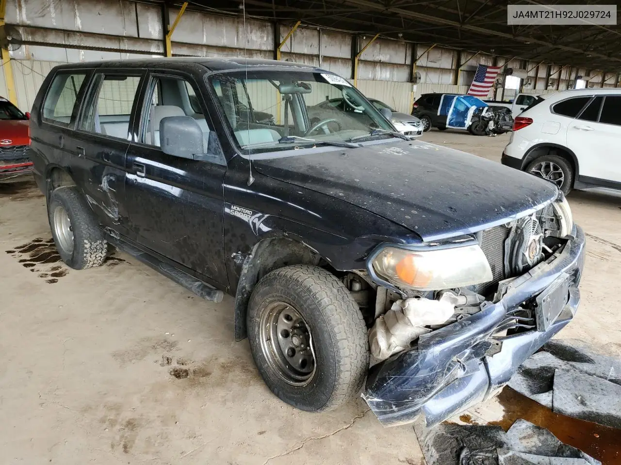 2002 Mitsubishi Montero Sport Es VIN: JA4MT21H92J029724 Lot: 50994245