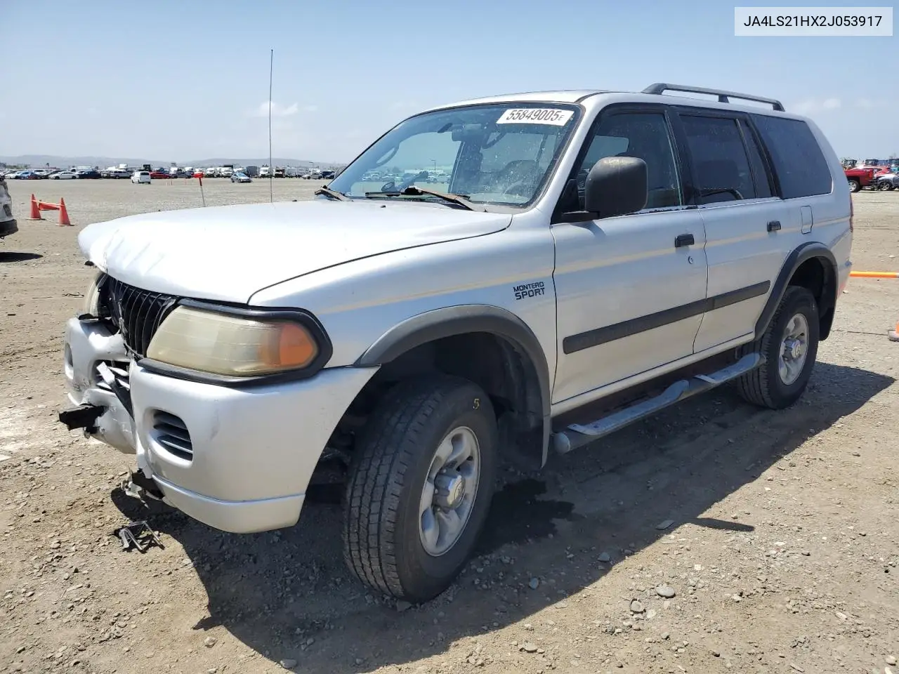 2002 Mitsubishi Montero Sport Es VIN: JA4LS21HX2J053917 Lot: 55849005